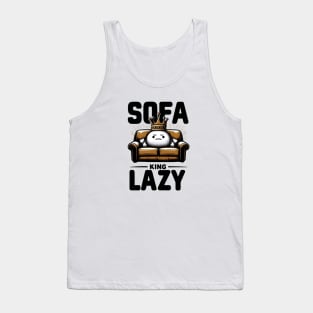 Sofa King Lazy Funny Tank Top